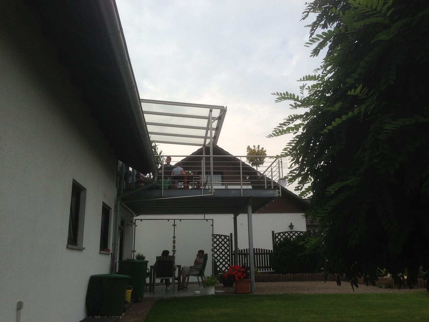 Balkon mit Glasgeländer – Referenz 2 – AN Metallbau GmbH