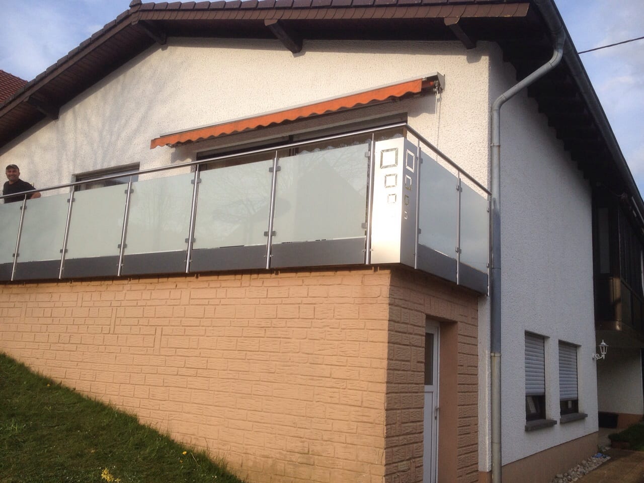 Glasgeländer aus Edelstahl und Glas – Referenz 2 – AN Metallbau GmbH