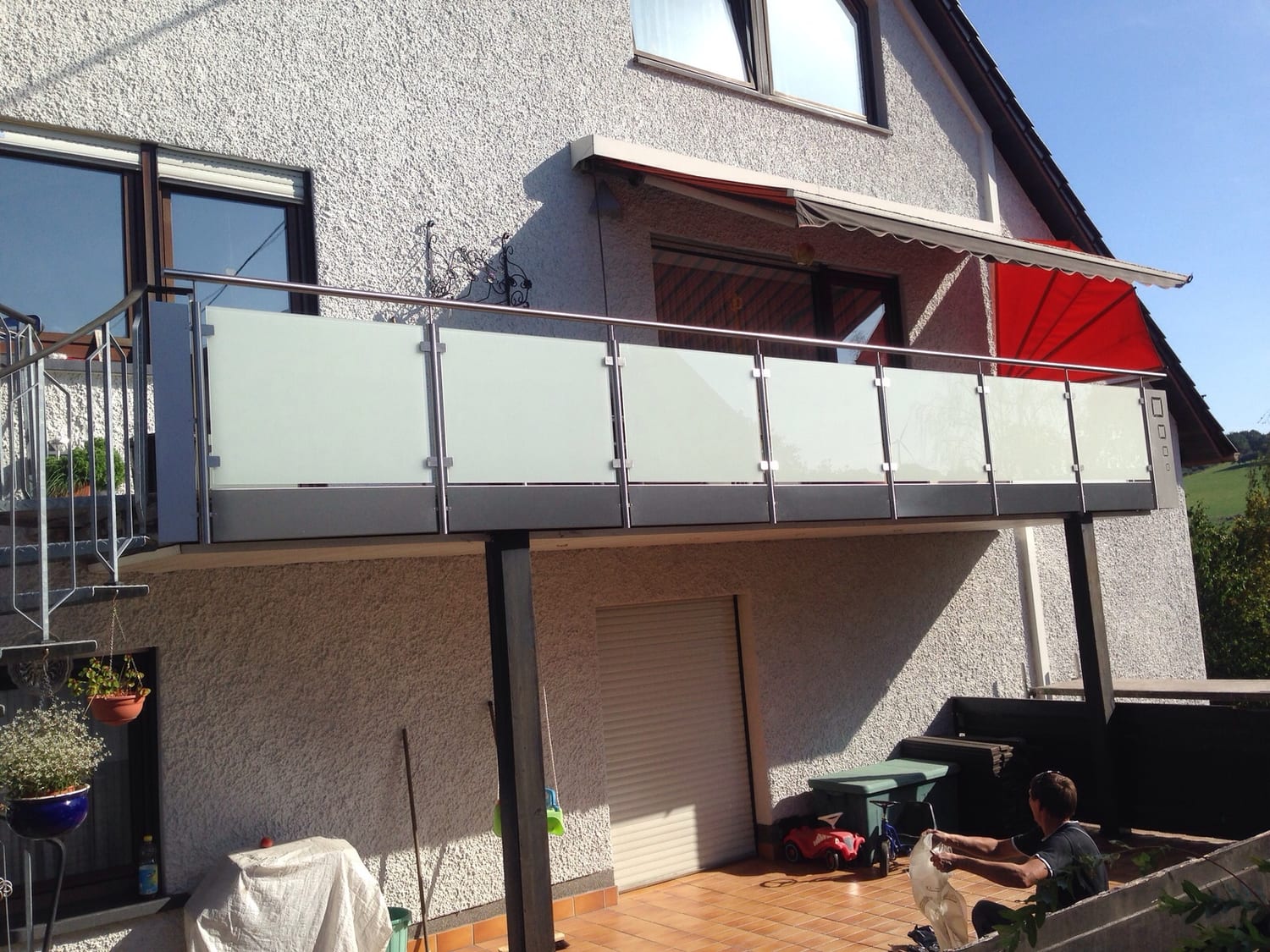 Glasgeländer aus Edelstahl und Glas – Referenz 9 – AN Metallbau GmbH