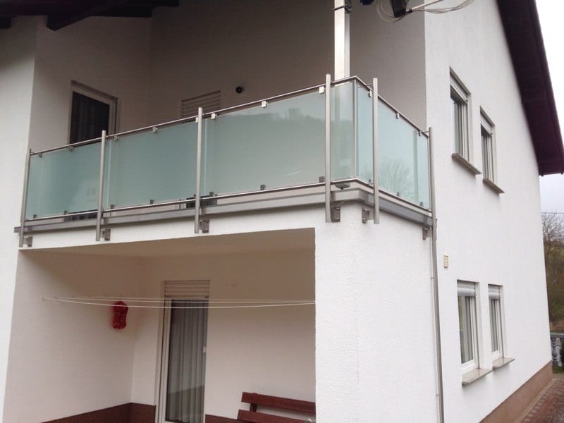 Glasgeländer aus Edelstahl und Glas – Referenz 15 – AN Metallbau GmbH