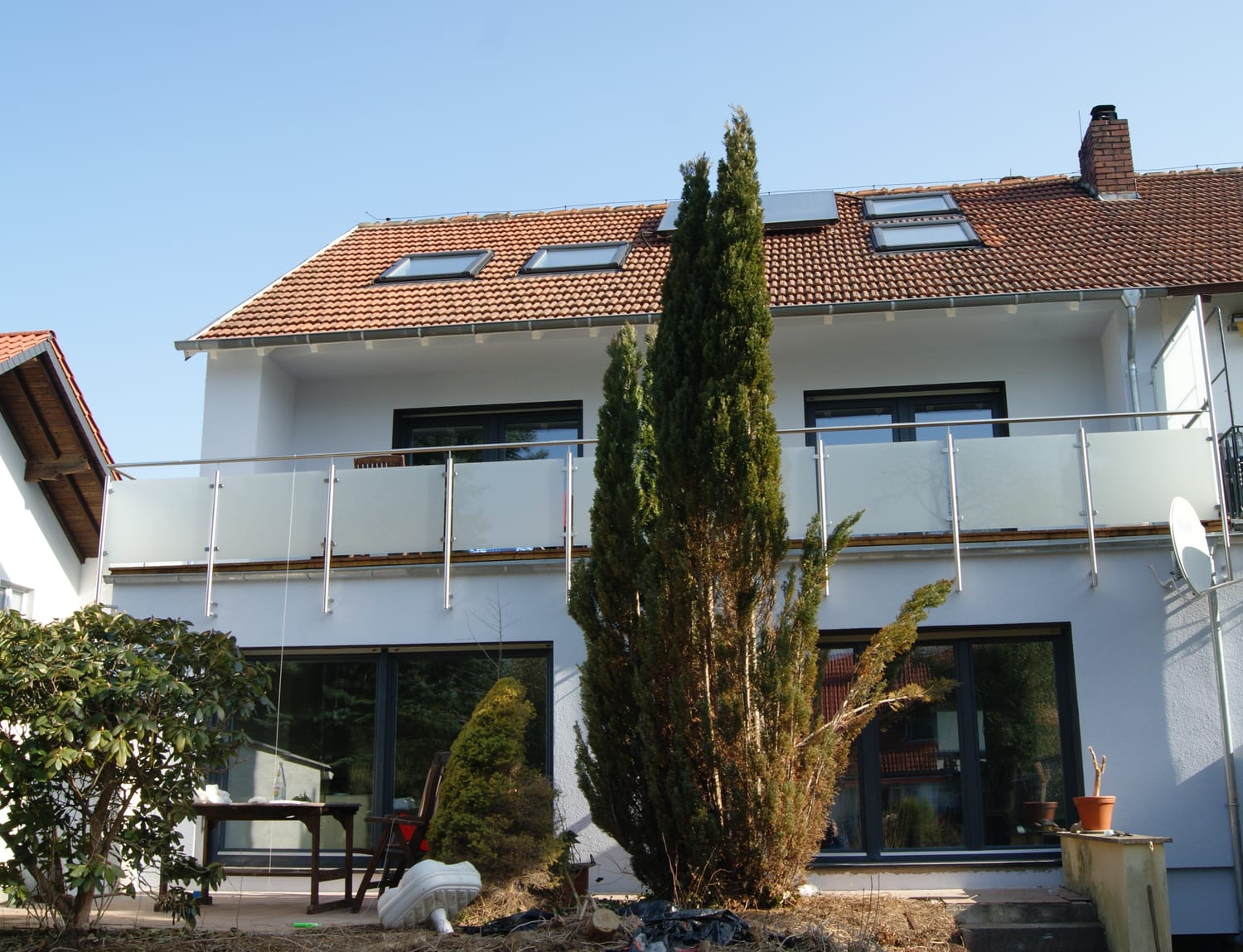 Balkon mit Metallgeländer – Referenz 182 – AN Metallbau GmbH