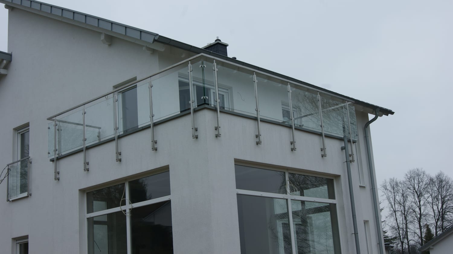 Glasgeländer aus Edelstahl und Glas – Referenz 17 – AN Metallbau GmbH