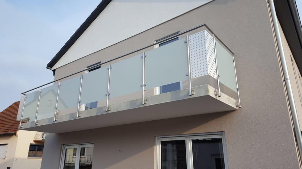 Glasgeländer aus Edelstahl und Glas – Referenz 28 – AN Metallbau GmbH