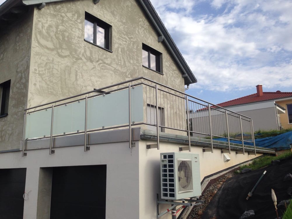 Glasgeländer aus Edelstahl und Glas – Referenz 39 – AN Metallbau GmbH