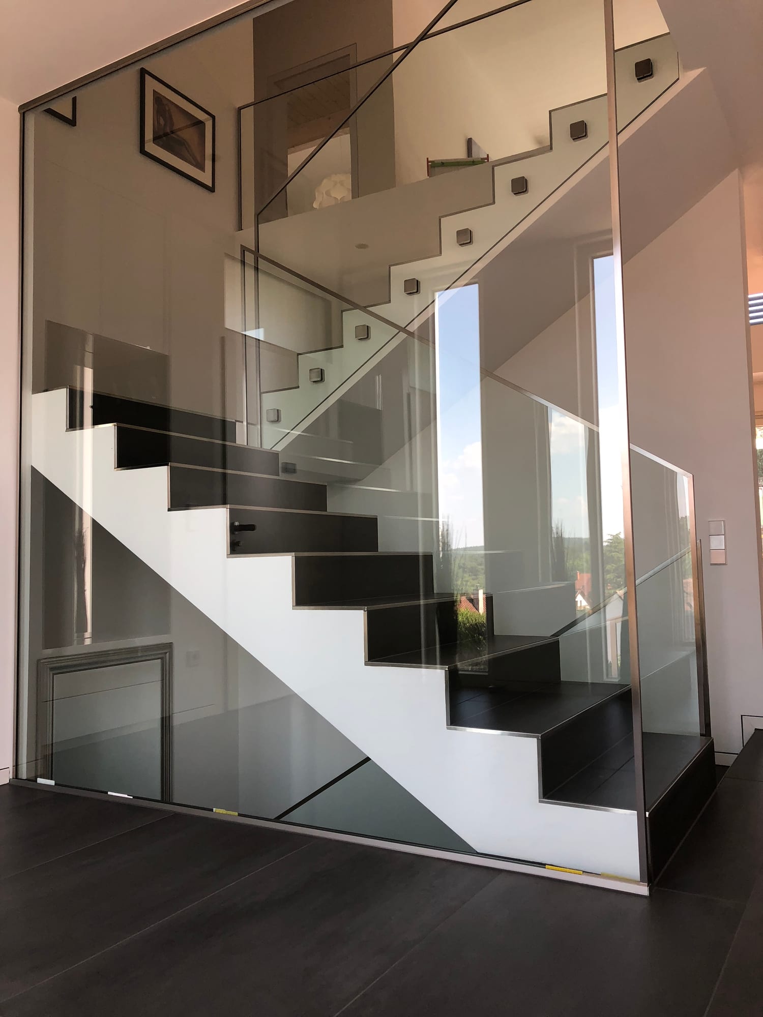 Treppengeländer aus Edelstahl & Glas – Referenz 149 – AN Metallbau GmbH