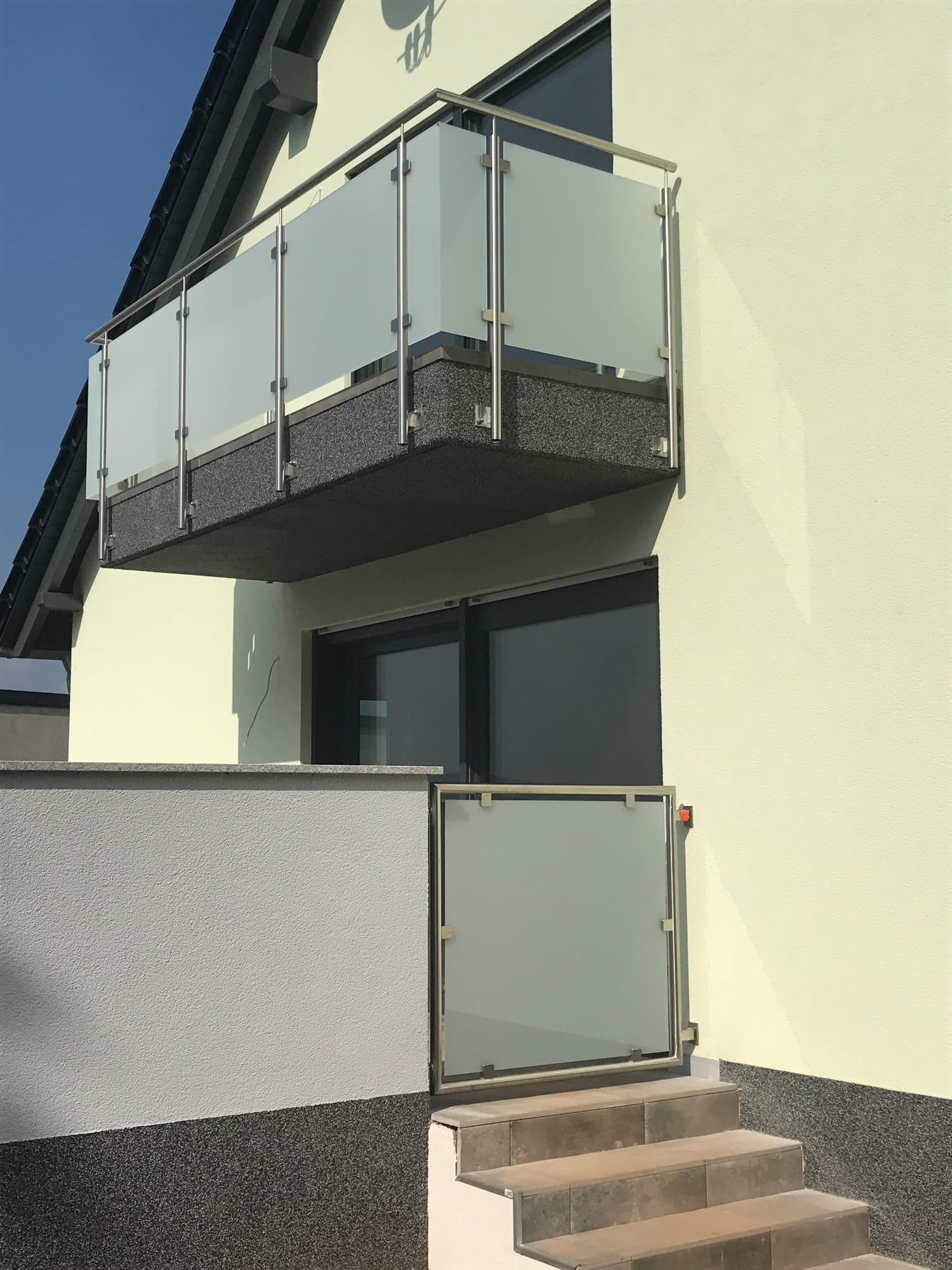 Glasgeländer aus Edelstahl und Glas – Referenz 58 – AN Metallbau GmbH