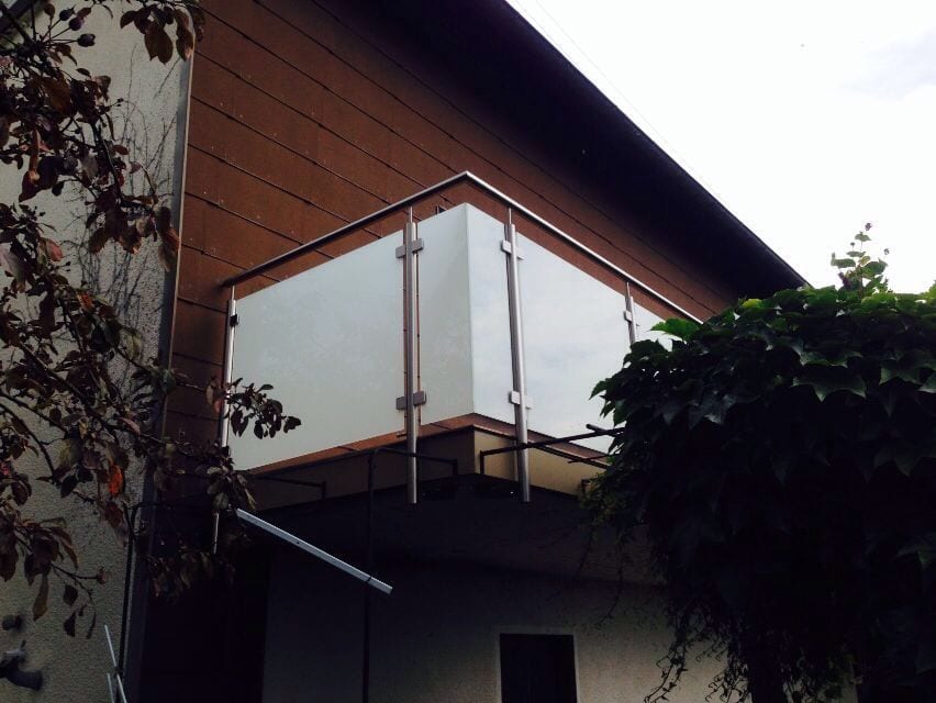 Glasgeländer aus Edelstahl und Glas – Referenz 61 – AN Metallbau GmbH