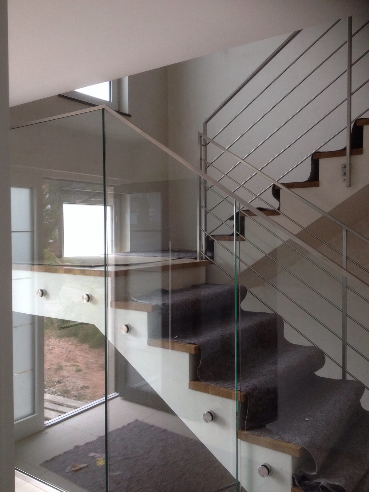 Treppengeländer aus Edelstahl & Glas – Referenz 159 – AN Metallbau GmbH