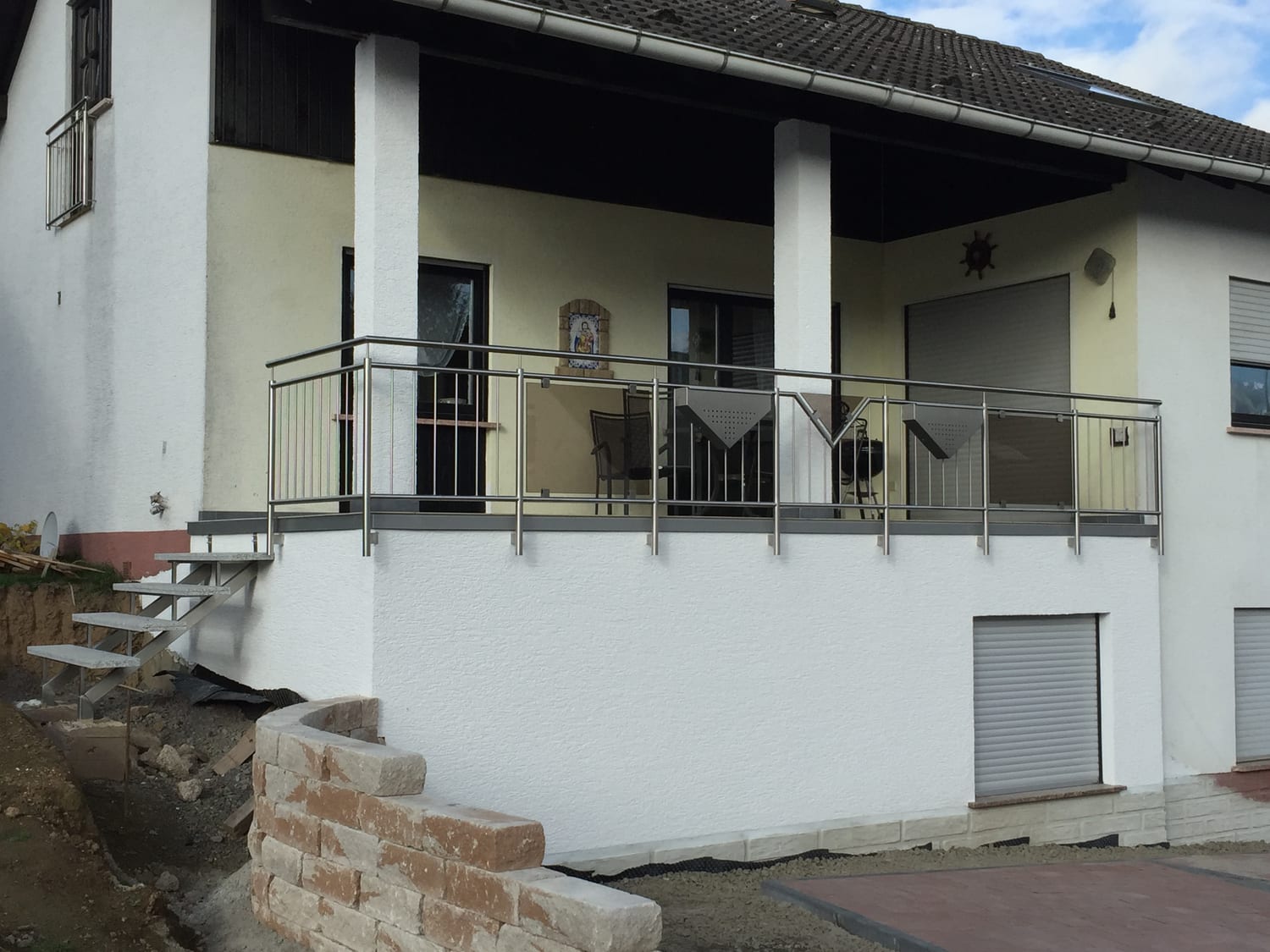 Glasgeländer aus Edelstahl und Glas – Referenz 64 – AN Metallbau GmbH