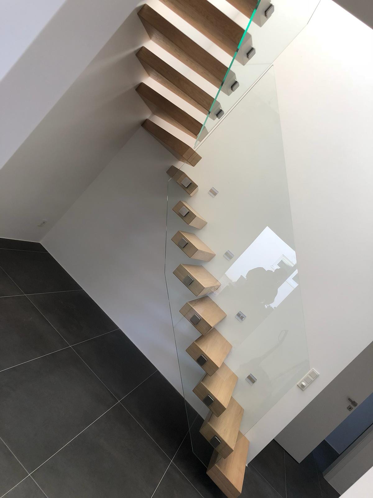 Treppengeländer aus Edelstahl & Glas – Referenz 161 – AN Metallbau GmbH