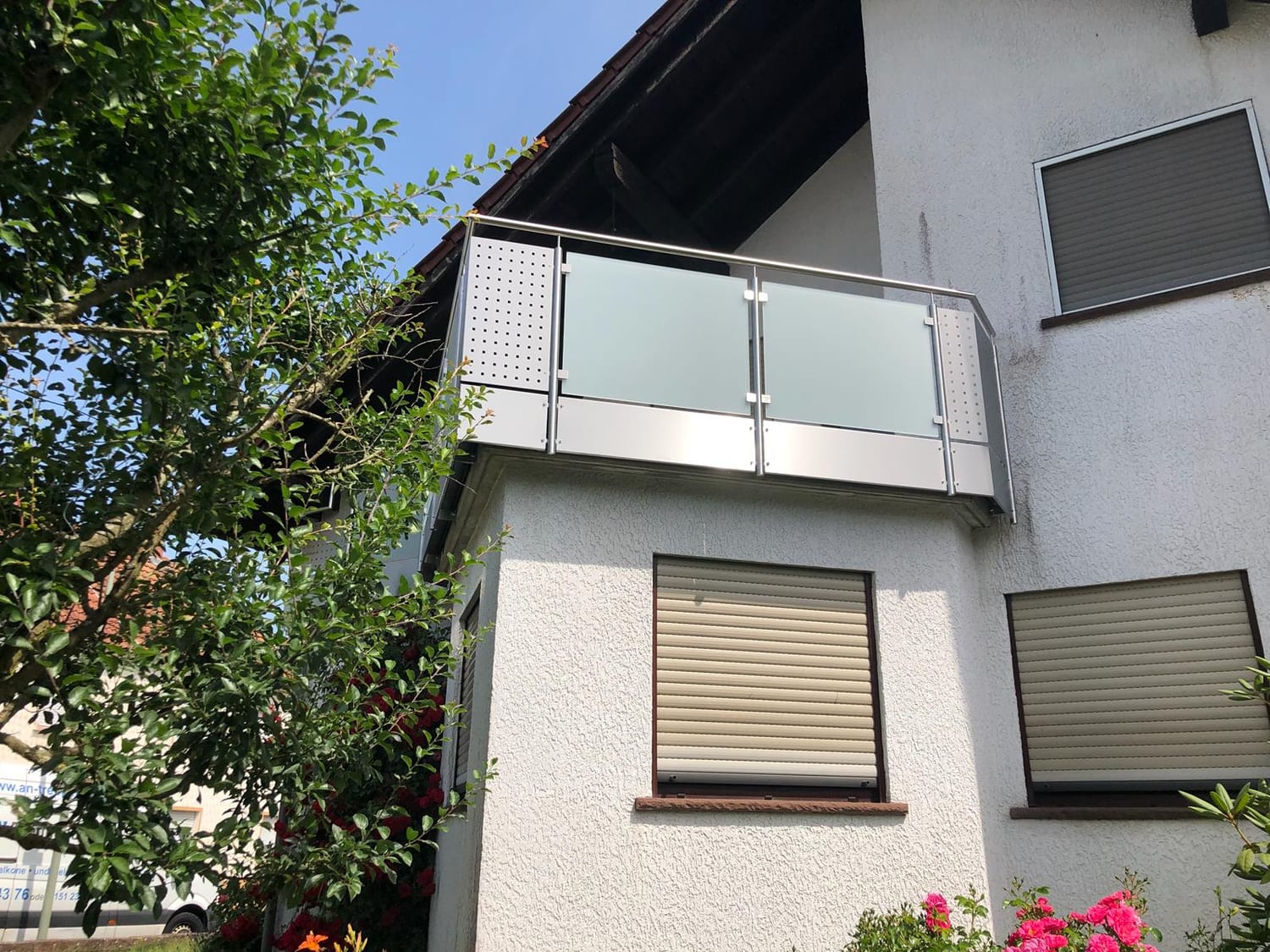 Glasgeländer aus Edelstahl und Glas – Referenz 70 – AN Metallbau GmbH