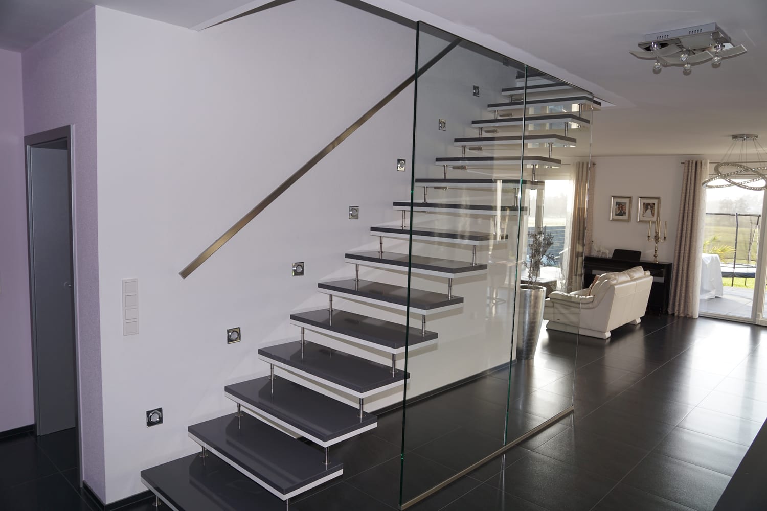 Treppengeländer aus Edelstahl & Glas – Referenz 176 – AN Metallbau GmbH