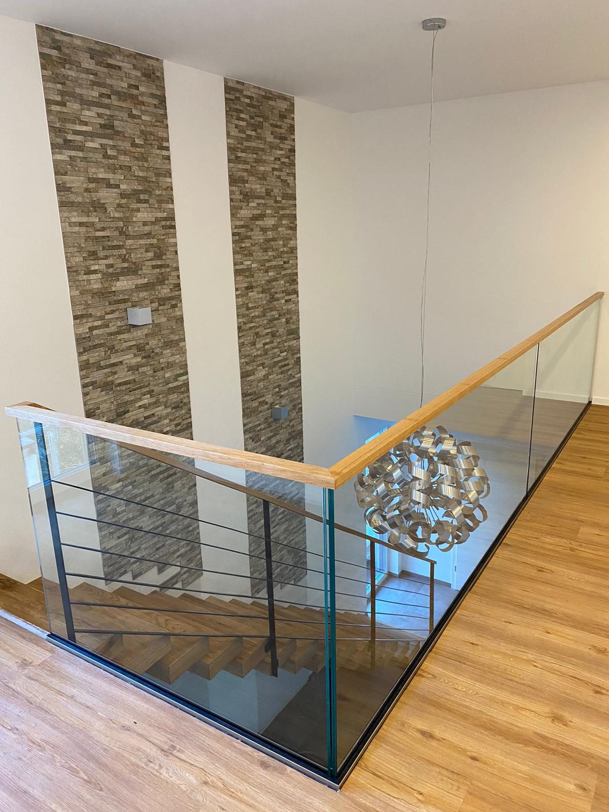 Treppengeländer aus Glas und Edelstahl – AN Metallbau GmbH