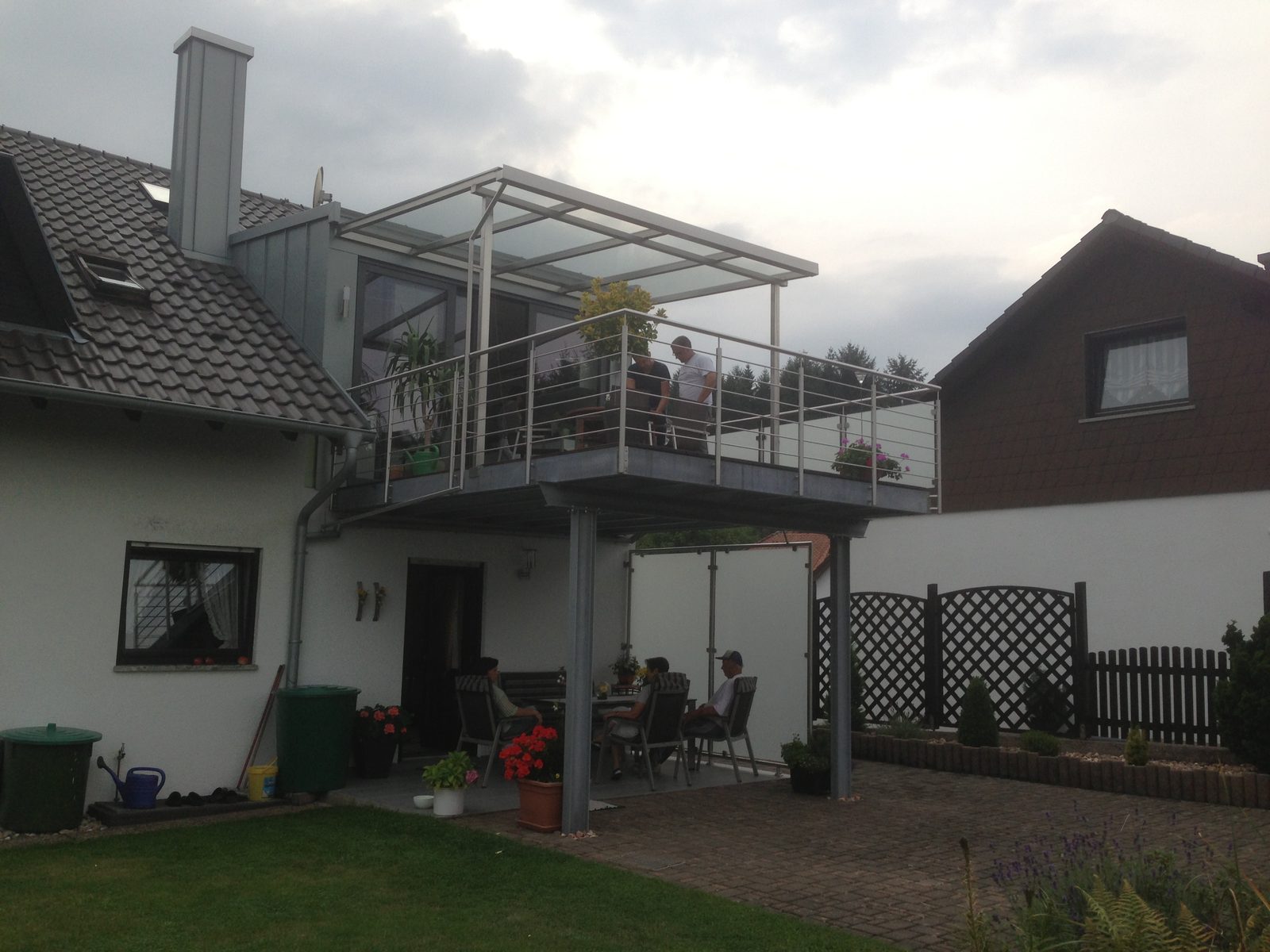 Terrassenüberdachung – Referenz von AN Metallbau