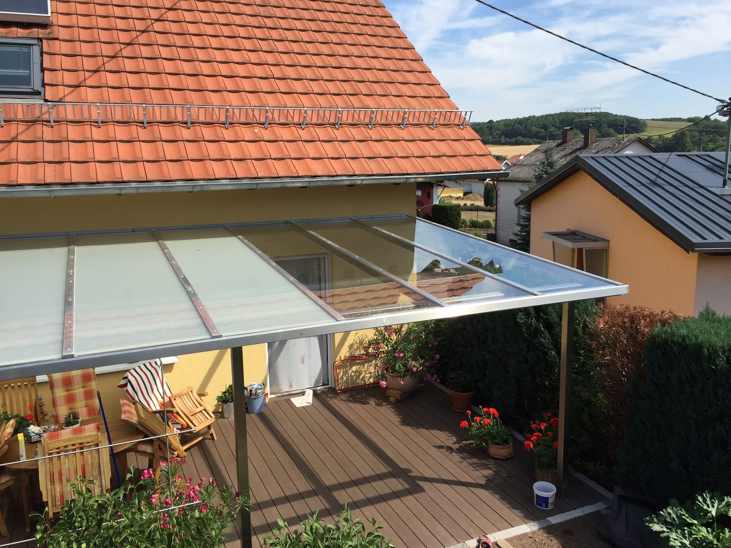 Überdachung aus Stahl & Glas – Referenz 21 – AN Metallbau GmbH