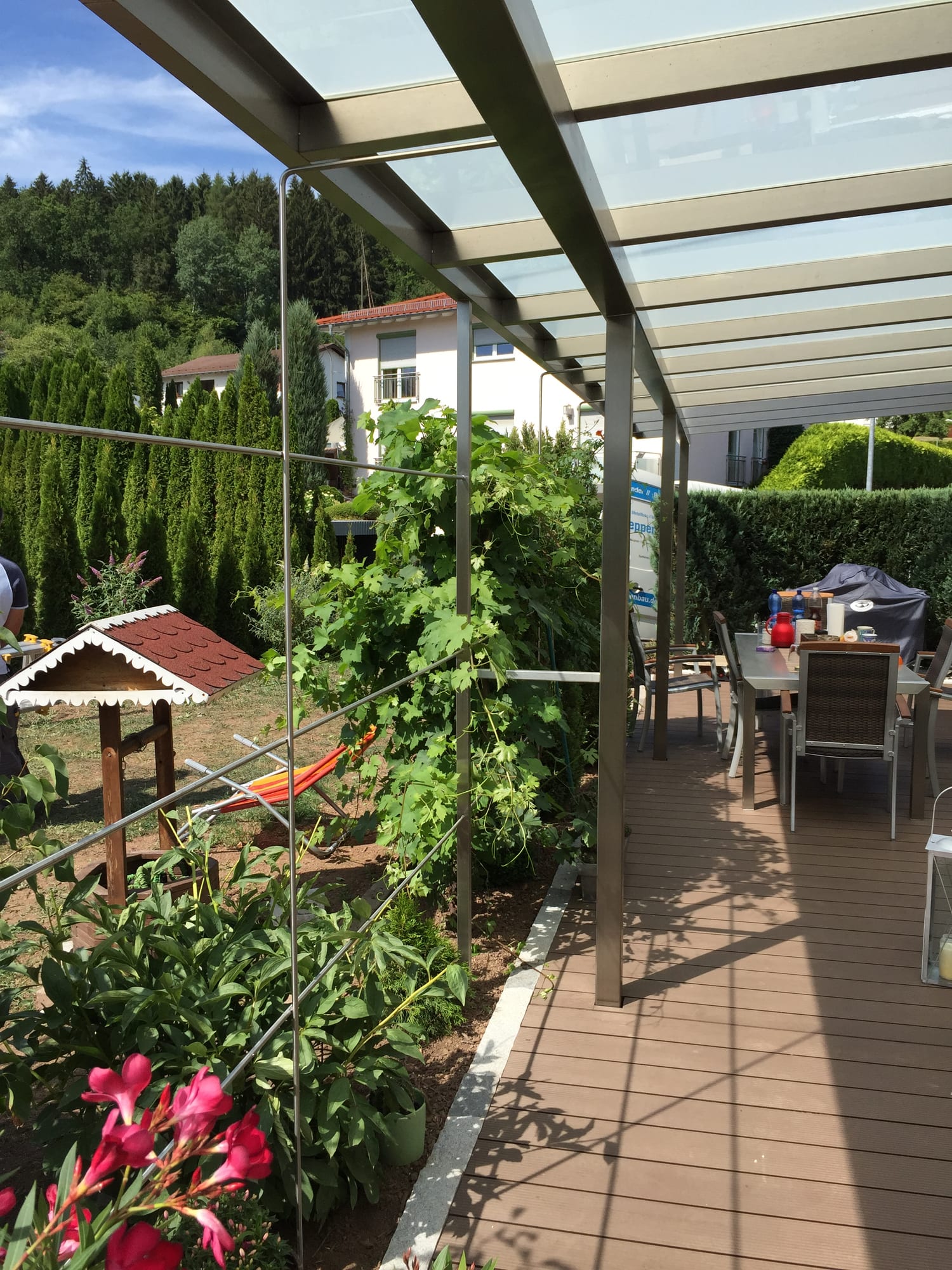 Überdachung aus Stahl & Glas – Referenz 24 – AN Metallbau GmbH